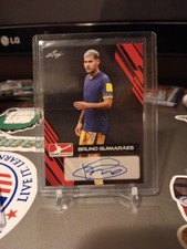 2023 Leaf GOAL Soccer BRUNO GUIMARAES Auto BA-BG3 - Newcastle Brazil 1st Auto