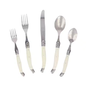 Laguiole 20 Piece Flatware Set – Stainless Steel Cutlery Set – Dishw - Picture 1 of 11