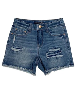 Imperial Star SURAH WASH Big Girls Denim Shorts, US 8 - Picture 1 of 2