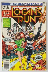 logans run #1, marvel comics 1977, part 1 of the film adaptation, george perez - Picture 1 of 5