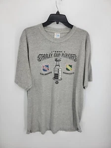 Stanley Cup 2003 Playoffs Shirt Colorado Minnesota Majestic Mens Large Gray Vtg - Picture 1 of 8