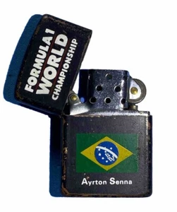 Ayrton Senna Petrol Lighter / Formula1 F1 World Championship / Brazil / Z-16 - Picture 1 of 6