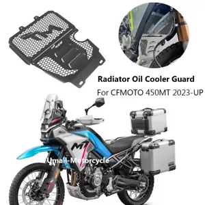 Para CFMOTO 450MT 2023 2024 Radiador Parrilla Enfriador de Aceite Protectores Tanque de Agua Negro - Imagen 1 de 8