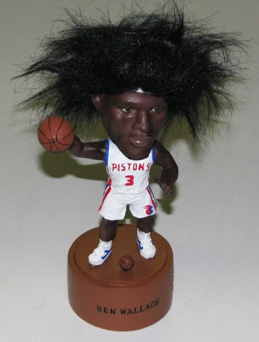 BEN WALLACE Detroit Pistons Bobblehead - NIB Cover
