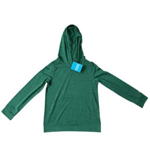 DSG boys moisture wicking hoodie deep green Heather size XS 6/7 NWT - Picture 1 of 5