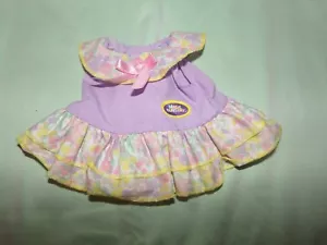 1989 Mattel MAGIC NURSERY 13" Baby Doll Clothes Purple dress - Picture 1 of 2