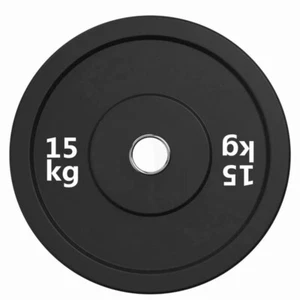 HCE 15KG Olympic Bumper Weight Plates for Home Gym Strength Weights Training - Picture 1 of 8