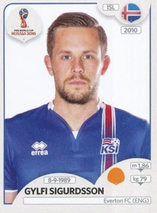 304 GYLFI SIGURDSSON ISLAND EVERTON.FC STICKER WM RUSSLAND 2018 PANINI - Bild 1 von 1