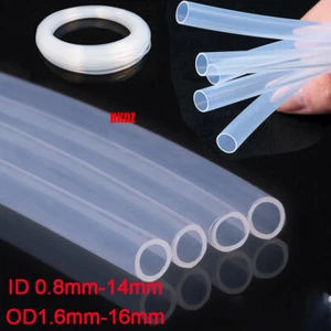 Polytetrafluoroethene Tube Hose Pipe High Temp Clear PFA FEP F46 0.8mm-14mm ID - Picture 1 of 74
