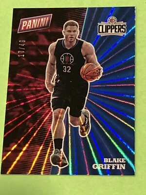Blake Griffin 2017 Panini Nationals Spokes Card #BK12 17/49 Los Angeles Clippers - Image 1 of 2