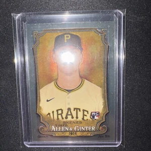 2024 Topps Allen & Ginter PAUL SKENES - CHROME #282 Rookie🔥🔥RARE HIT - Picture 1 of 4