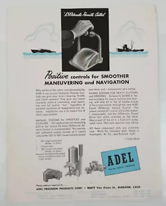 1946 Adel Precision Products Corp. ISOdraulische Fernbedienung Werbung - Bild 1 von 4