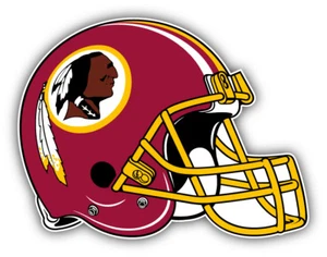 "Pegatina para coche casco de fútbol americano Washington Redskings NFL de 3""', 5""', 6"" u 8""" - Imagen 1 de 1