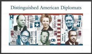 US Scott #4076 39¢ Distinguished American Diplomats MNH pane - 2006 *Ships Free* - Picture 1 of 2