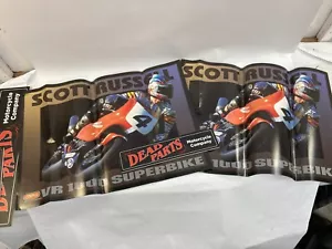 Carteles de carreras de Harley VR1000 Super Bike Scott Russell Pascal Picotte - Imagen 1 de 3