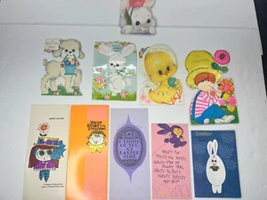 10 biglietti auguri pasquali vintage Hi Brows americani e Hallmark usati - Foto 1 di 13