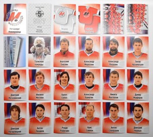 2012-13 KHL Metallurg Novokuznetsk (#532-554) Pick a Player Sticker
