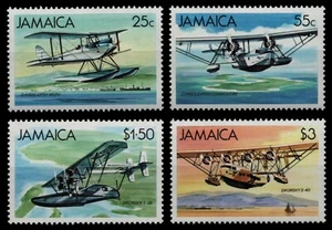Jamaica 1984 - Mi-N.o 581-584 ** - Estampillada sin montar o nunca montada - aviones / aviones - Imagen 1 de 1