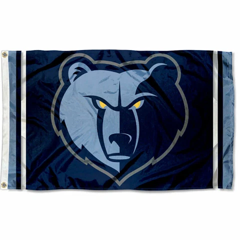 Memphis Grizzlies Grizzly Head Flag Cover