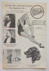 Vintage Paasche 22 Airbrush Lessons for Beginners Booklet incl Vargas P7624 - Picture 1 of 2