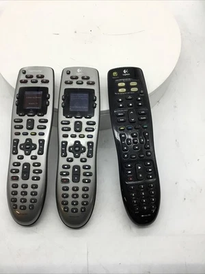 Lot of 3 Logitech Harmony Remote Control N1003 & N1004 Tested for Power Read - Image 1 of 4