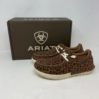 Ariat Hilo Fringe Warm Leopard Women's Size 6.5B - Image 1 of 4