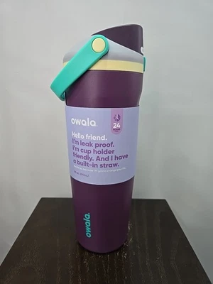 Бутылка для воды Owala FreeSip Sway из нержавеющей стали / 30 унций / цвет: асаи - Изображение 1 из 4