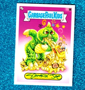Tarjeta autógrafa de artista Garbage Pail Kids InterGoolatic Mayhem 2023 "Smokin Joe" - Imagen 1 de 2
