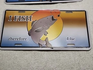 Fishing License Plate - Picture 1 of 3