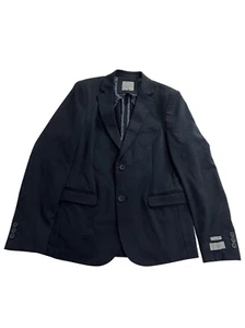 T.O. Collection Soho Stretch Suit Jacket in Navy - Picture 1 of 3