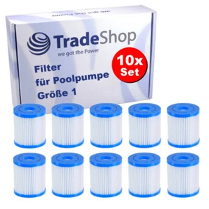 10x Pool-Filter Kartuschenfilter für Bestway Flowclear 58381 58145 (1249 l/h) - Bild 1 von 7