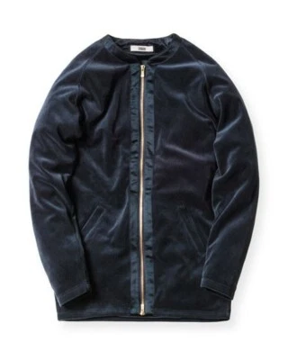 Camiseta de béisbol Kith x Bergdorf Goodman Full Liddi Velour. Azul marino. Talla S. PVP 165 $ Foto 1 de 4