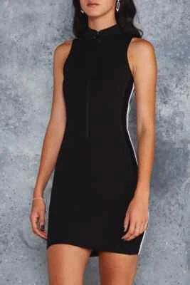 Blackmilk Speed Racer Zip Dress Racing Stripes Size Medium M NEW NWT - image 1 of 4