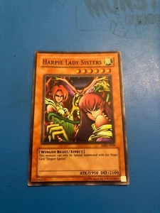 Yugioh Super Rare Harpie Lady Sisters MRD-E009/MRD-009 - Bild 1 von 1