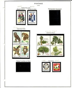 USA, 24 Album Pages with Mounts and Stamps, 99% Mint/Unused - Picture 1 of 24