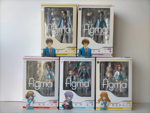 Melancholy of Haruhi Suzumiya figma Uniform 5 members  group set Cover