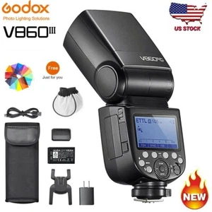 US Godox V860III-C 2.4G E-TTL Li-on Battery Flash Speedlite for Canon Camera - Picture 1 of 7