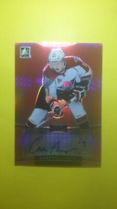 2014-15 In The Game Leaf Metal RED PRISMATIC 5/5 Cameron Askew #BA-CA1