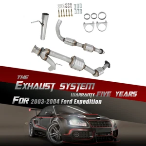 LH and RH Sides Catalytic Converter Set For 2003-2004 Ford Expedition 5 Years - Picture 1 of 11