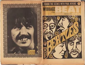 Wibbage BEAT NEWSPAPER (9-9-67) BEATLES Paul Revere STONES!!! - Picture 1 of 4