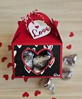 Valentine's Day Treat Boxes, Favors Treat Boxes, Gable Boxes w/Heart Window