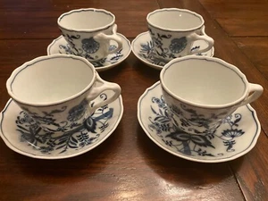 Blue Danube Tasse & Untertasse Set Banner Mark US Reg Pat blau & weiß -4 verfügbar - Bild 1 von 7