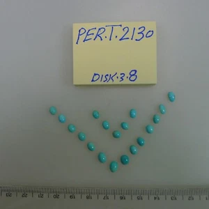 Persian Turquoise 100% Natural 19 Oval Cabochon 9.58 TCW - Picture 1 of 2