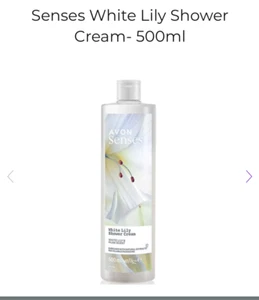 3 X Avon Senses White Lily Shower Cream- 500ml Each - Picture 1 of 1