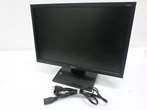 Acer V193W 19" LED LCD Monitor, Black P/N: ET.CV3WP.E05 - Picture 1 of 10