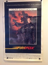 Vintage Original 1980's Movie Poster 27"x40" Action Clint Eastwood Firefox