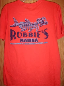 Camiseta ISLAMORADA FL ROBBIE'S MARINA Naranja M - Imagen 1 de 3