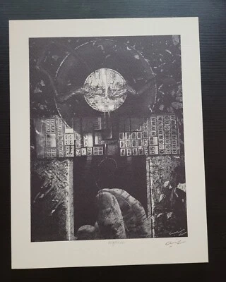 1978 Mohammed Khalil Afroamerikanischer Künstler "Namibia" Kunstdruck selten signiert - Bild 1 von 2