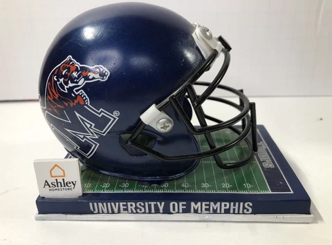 University of Memphis Mini Football Helmet Display- 2016 SGA - Ashley Home Store Cover