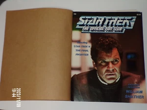 The Official Fan Club STAR TREK magazine #68 1989 William Shatner - Imagen 1 de 12